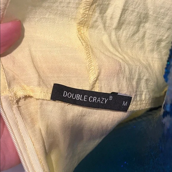 Yellow Ruffled V-Neck Dress - Picture 3 of 3